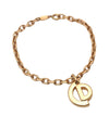 Authentic Christian Dior Vintage Chain Bracelet Gold Tone CD 5518I