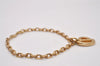 Authentic Christian Dior Vintage Chain Bracelet Gold Tone CD 5518I