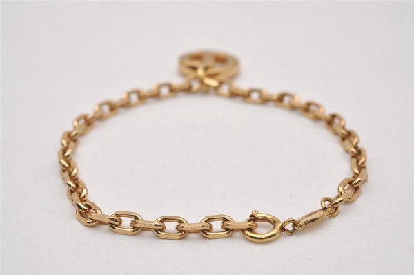 Authentic Christian Dior Vintage Chain Bracelet Gold Tone CD 5518I