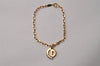 Authentic Christian Dior Vintage Chain Bracelet Gold Tone CD 5518I