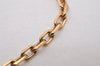 Authentic Christian Dior Vintage Chain Bracelet Gold Tone CD 5518I