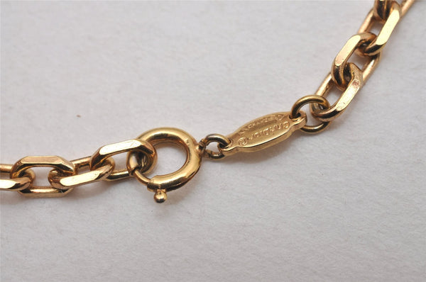 Authentic Christian Dior Vintage Chain Bracelet Gold Tone CD 5518I