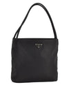 Authentic PRADA Vintage Nylon Tessuto Shoulder Hand Bag Purse Black 5519I