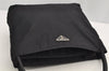 Authentic PRADA Vintage Nylon Tessuto Shoulder Hand Bag Purse Black 5519I