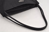 Authentic PRADA Vintage Nylon Tessuto Shoulder Hand Bag Purse Black 5519I