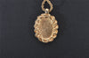 Authentic Christian Dior Gold Tone Chain Pendant Necklace CD 5520I