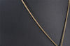 Authentic Christian Dior Gold Tone Chain Pendant Necklace CD 5520I