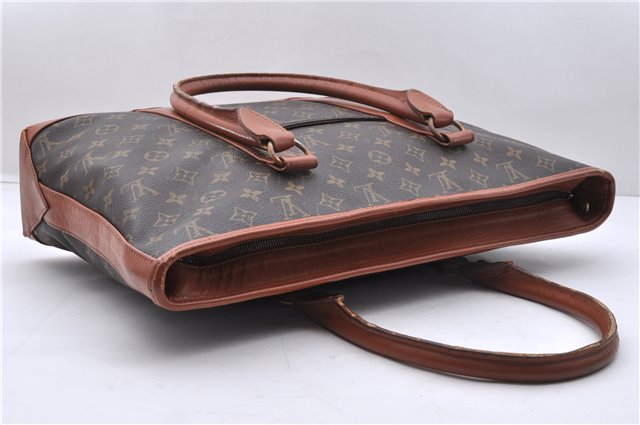 Auth Louis Vuitton Monogram Sac Weekend PM Vintage Tote Hand Bag M42425 LV 5521D