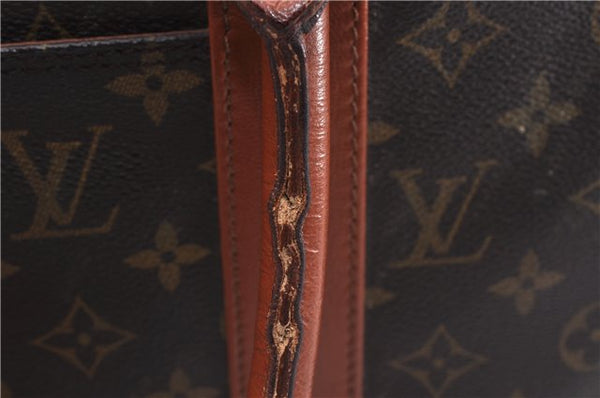 Auth Louis Vuitton Monogram Sac Weekend PM Vintage Tote Hand Bag M42425 LV 5521D