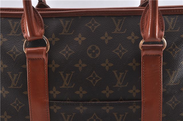 Auth Louis Vuitton Monogram Sac Weekend PM Vintage Tote Hand Bag M42425 LV 5521D