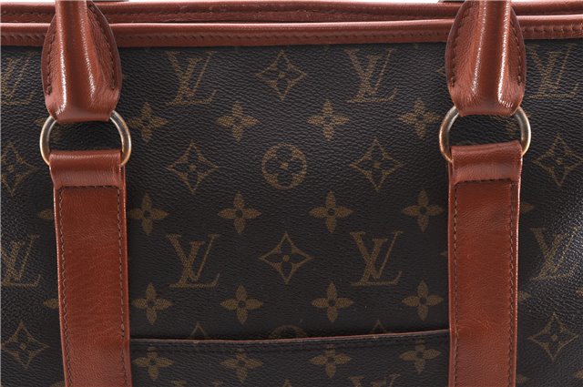 Auth Louis Vuitton Monogram Sac Weekend PM Vintage Tote Hand Bag M42425 LV 5521D