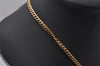 Authentic Christian Dior Gold Tone Chain Pendant Necklace CD 5523I