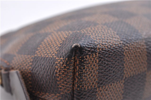 Authentic LOUIS VUITTON Damier Pochette Cosmetic Pouch N47516 LV 5524C