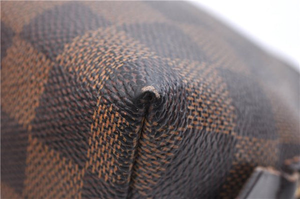 Authentic LOUIS VUITTON Damier Pochette Cosmetic Pouch N47516 LV 5524C