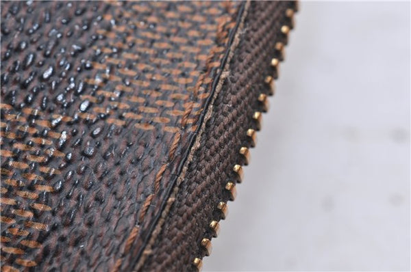 Authentic LOUIS VUITTON Damier Pochette Cosmetic Pouch N47516 LV 5524C