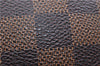 Authentic LOUIS VUITTON Damier Pochette Cosmetic Pouch N47516 LV 5524C