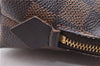 Authentic LOUIS VUITTON Damier Pochette Cosmetic Pouch N47516 LV 5524C