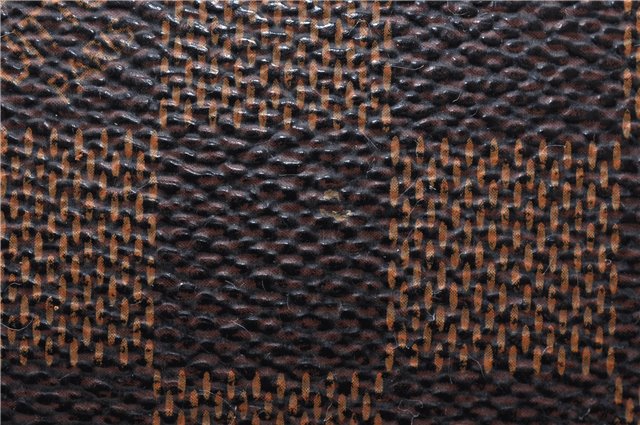 Authentic LOUIS VUITTON Damier Pochette Cosmetic Pouch N47516 LV 5524C