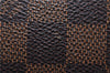 Authentic LOUIS VUITTON Damier Pochette Cosmetic Pouch N47516 LV 5524C