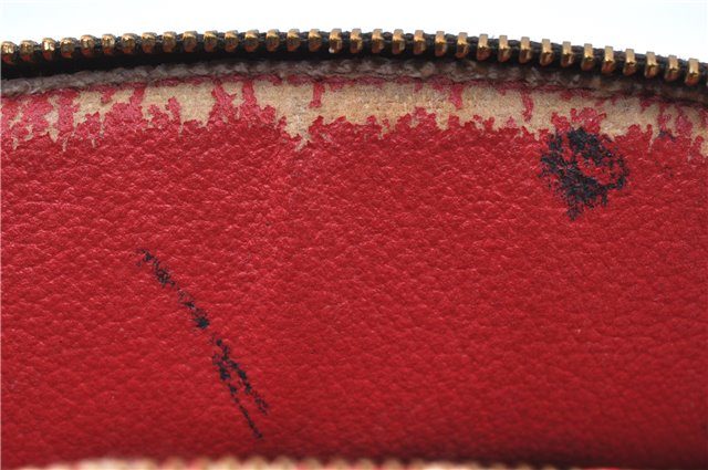 Authentic LOUIS VUITTON Damier Pochette Cosmetic Pouch N47516 LV 5524C