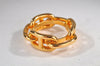 Authentic HERMES Scarf Ring Chaine d'Ancre Chain Design Gold Tone 5525I