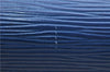 Authentic LOUIS VUITTON Epi Dauphine Cosmetic Pouch Blue M48445 LV 5526C