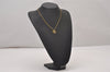 Authentic Christian Dior Gold Tone Chain Pendant Necklace CD 5526I