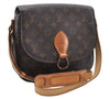 Auth Louis Vuitton Monogram Saint Cloud GM Shoulder Cross Bag M51242 LV 5527D