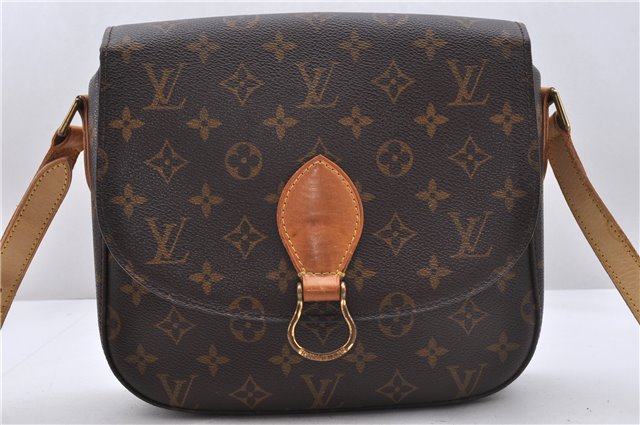 Auth Louis Vuitton Monogram Saint Cloud GM Shoulder Cross Bag M51242 LV 5527D