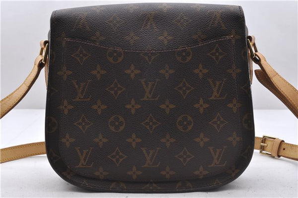 Auth Louis Vuitton Monogram Saint Cloud GM Shoulder Cross Bag M51242 LV 5527D