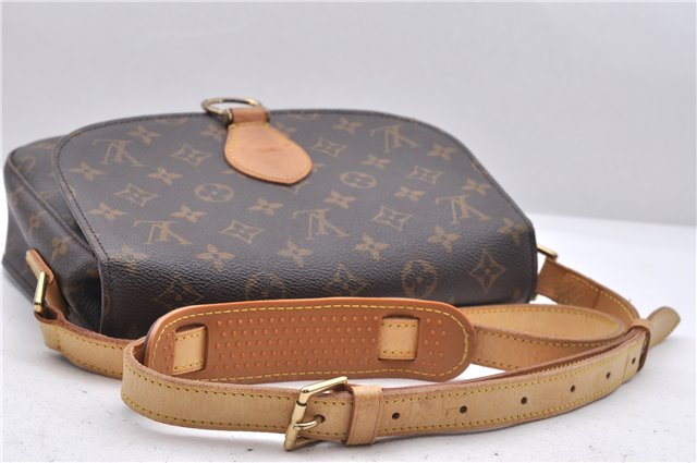 Auth Louis Vuitton Monogram Saint Cloud GM Shoulder Cross Bag M51242 LV 5527D