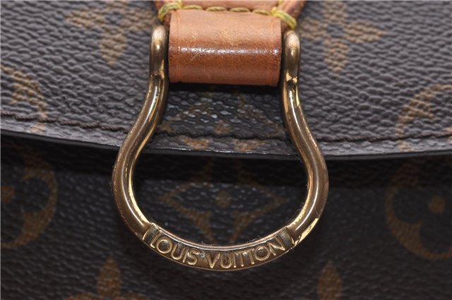 Auth Louis Vuitton Monogram Saint Cloud GM Shoulder Cross Bag M51242 LV 5527D