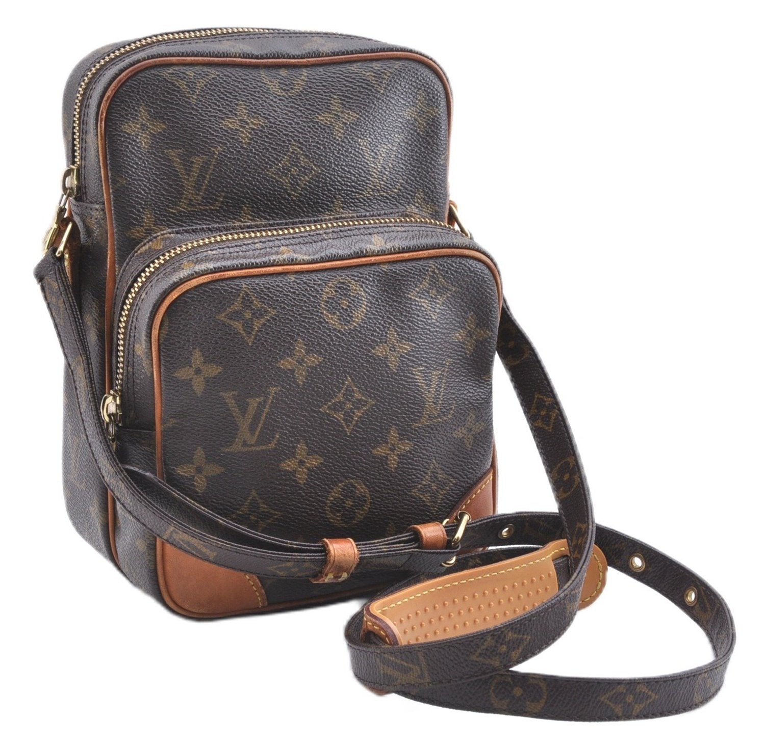 Authentic Louis Vuitton Monogram Amazone Shoulder Cross Body Bag M45236 LV 5528F