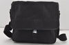 Authentic PRADA Nylon Tessuto Saffiano Leather Shoulder Cross Bag Black 5530I