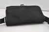 Authentic PRADA Nylon Tessuto Saffiano Leather Shoulder Cross Bag Black 5530I