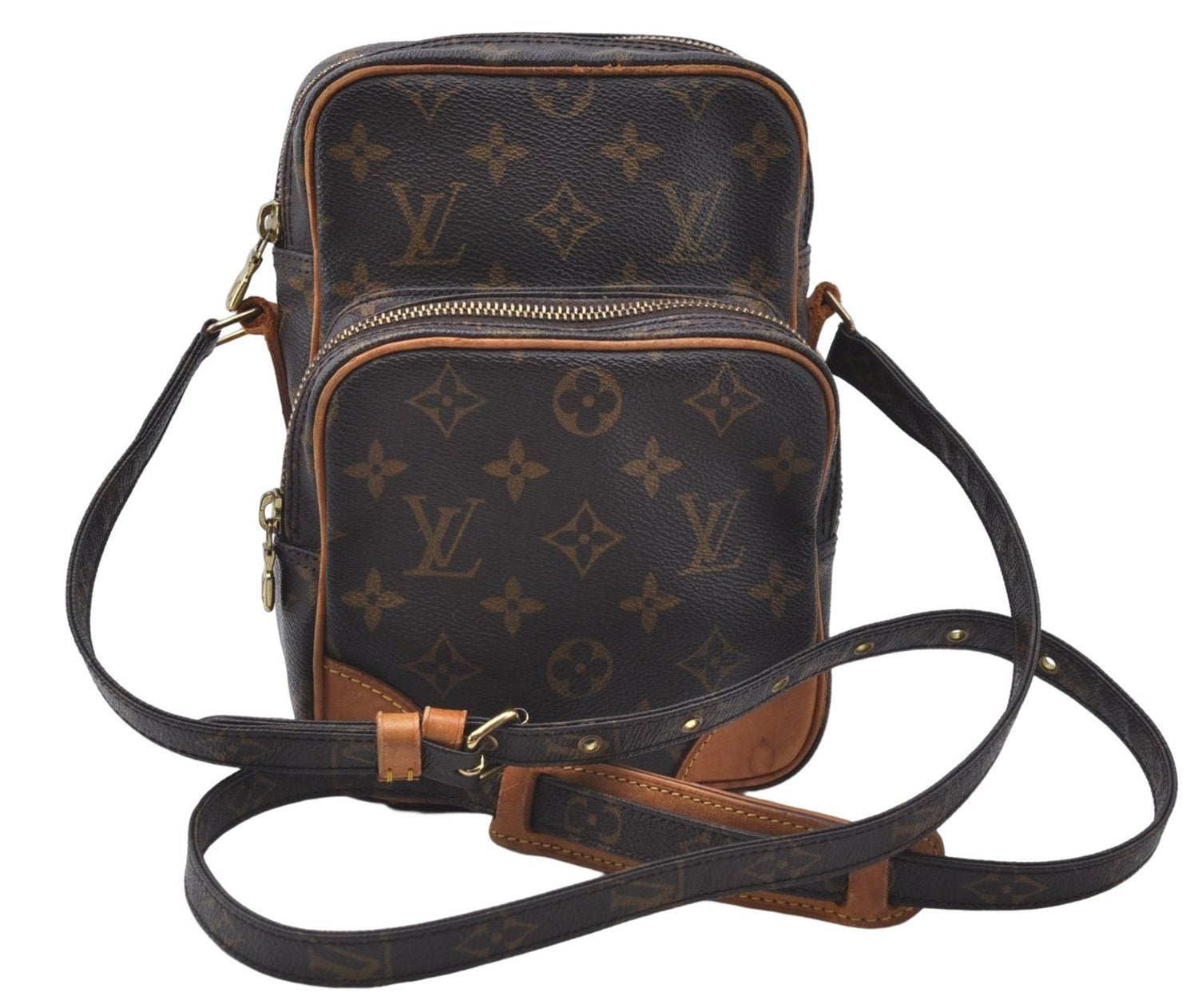 Authentic Louis Vuitton Monogram Amazone Shoulder Cross Body Bag M45236 LV 5531D