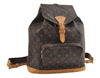 Authentic Louis Vuitton Monogram Montsouris GM Backpack M51135 LV 5531I