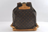 Authentic Louis Vuitton Monogram Montsouris GM Backpack M51135 LV 5531I