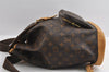 Authentic Louis Vuitton Monogram Montsouris GM Backpack M51135 LV 5531I