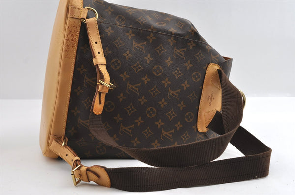 Authentic Louis Vuitton Monogram Montsouris GM Backpack M51135 LV 5531I
