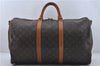 Auth Louis Vuitton Monogram Keepall Bandouliere 50 Boston Bag M41416 LV 5532C