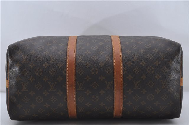 Auth Louis Vuitton Monogram Keepall Bandouliere 50 Boston Bag M41416 LV 5532C