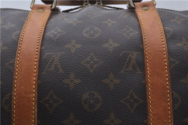 Auth Louis Vuitton Monogram Keepall Bandouliere 50 Boston Bag M41416 LV 5532C