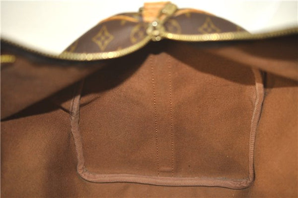 Auth Louis Vuitton Monogram Keepall Bandouliere 50 Boston Bag M41416 LV 5532C