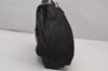 Authentic PRADA Vintage Nylon Tessuto Leather Business BriefCase Black 5532I