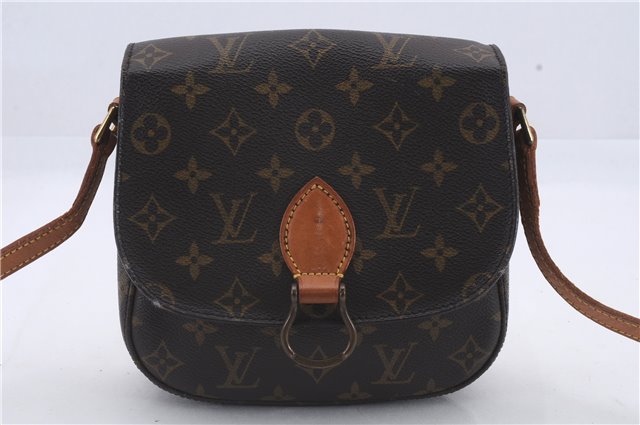 Auth Louis Vuitton Monogram Saint Cloud MM Shoulder Cross Bag M51243 LV 5533D
