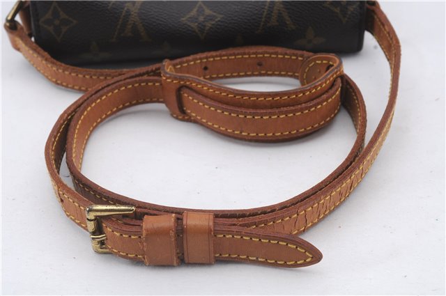Auth Louis Vuitton Monogram Saint Cloud MM Shoulder Cross Bag M51243 LV 5533D