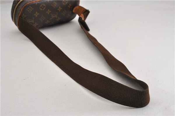 Authentic Louis Vuitton Monogram Pochette Gange Waist Body Bag M51870 LV 5533F