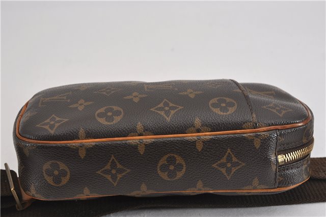 Authentic Louis Vuitton Monogram Pochette Gange Waist Body Bag M51870 LV 5533F