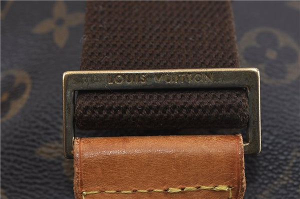Authentic Louis Vuitton Monogram Pochette Gange Waist Body Bag M51870 LV 5533F